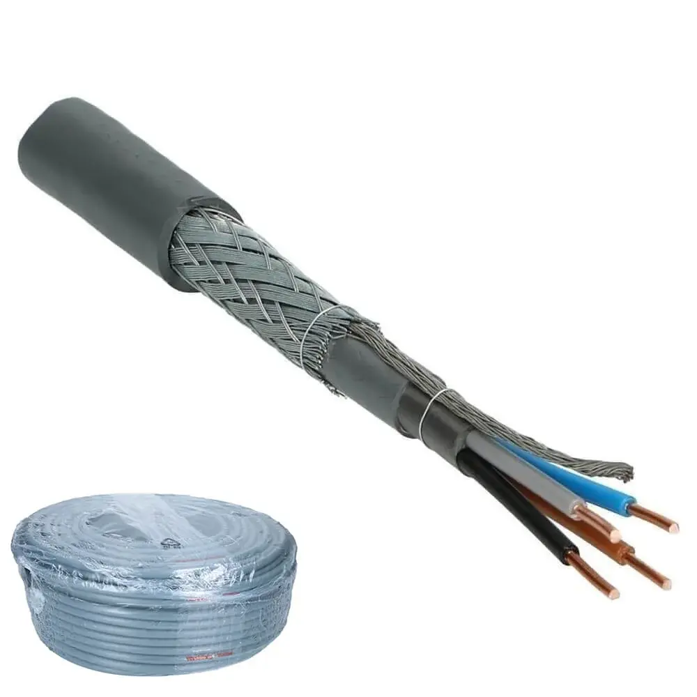 LCB LED Europe  Installatie grondkabel VO-YMvKas 4x2.5mm² Dca 100 meter Buitenkabel