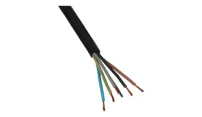 LCB LED Europe  Installatiekabel Neopreen 5x1.5mm² H07RN-F zwart Eca 100 meter