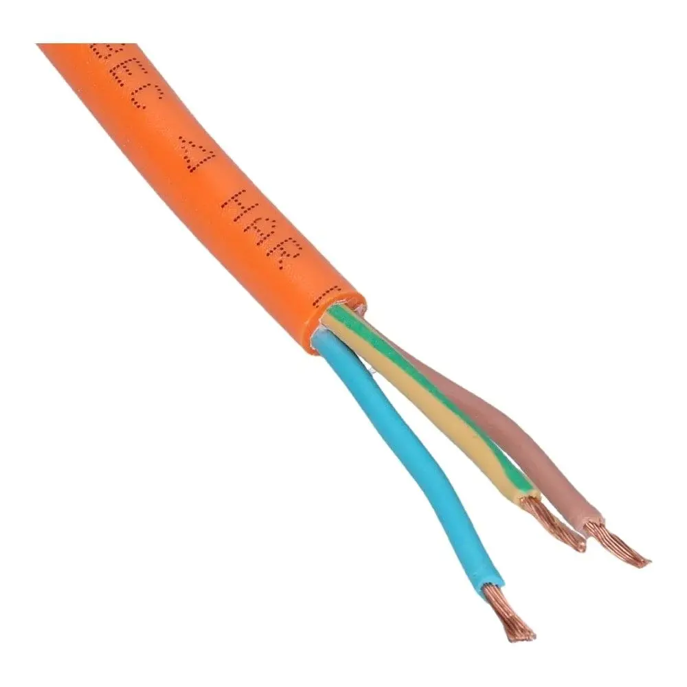 LCB LED Europe  H05BQ-F PUR kabel 3x0.75mm² oranje halogeenvrij 100 meter