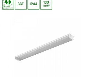 Spectrum voor de installateur LED Montagebalk Limea Prisma IP44  - 120CM  - 20-40W 2600-5200Lm - 3CCT 830-860  3000K-6000K | UGR19 Prisma  - IK10