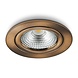 LCB LED Europe  LED Inbouwspot IP54 - 85mm - Koper Brons - 5W 480Lm - 2700K 827 Warm Wit | Dimbaar - Geschikt voor badkamer