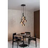 Lucide MARIUS - Pendant light - Ø 55 cm - 5xE27 - Black