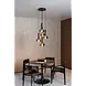 Lucide MARIUS - Pendant light - Ø 55 cm - 5xE27 - Black