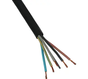 LCB LED Europe  Installatiekabel Neopreen 5x2.5mm² zwart H07RN-F Eca 100 meter