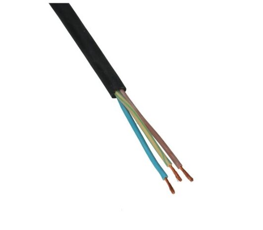 LCB LED Europe  Installatiekabel Neopreen 3x2.5mm² zwart H07RN-F Eca 100 meter
