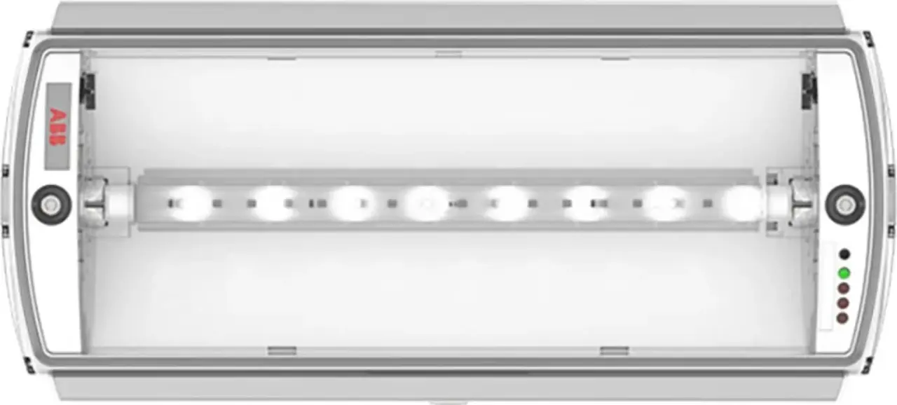 VanLien Noodverlichting: Vluchtwegsignalering  voor de installateur Aqualux Decentraal 1 urig continu opbouw led arm atuur met lichtsensor,