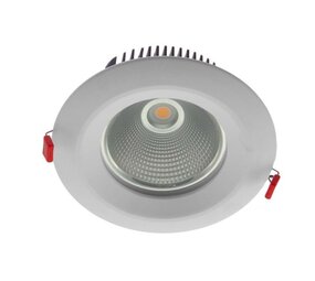 Macbright LED Downlight XL IP54  - Pluto 255MM - Wit - 12.5W 1600Lm - 3000K 830 Warm Wit | Zaagmaat 205MM + GST18i3 Wieland
