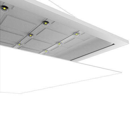 LCB LED Europe  LED Paneel 120x15cm - 34W 4250Lm - 3CCT 830- 865 3000-6000K Multi Color Switch | UGR19 Prisma - 1.5 meter Europlug