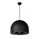 Lucide LED Hanglamp XL 50CM - AKRON Mat Zwart - E27 fitting - 1-Lichts - Lucide