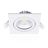 LCB LED Europe  Dimbaar LED Inbouwspot Vierkant Wit  - 6W 500Lm  - 3CCT 827-840 2700-4000K | TRIAC DIM - Multi Color Switch