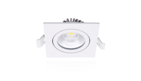 LCB LED Europe  Dimbaar LED Inbouwspot Vierkant Wit  - 6W 500Lm  - 3CCT 827-840 2700-4000K | TRIAC DIM - Multi Color Switch