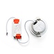 LCB LED Europe  LED Inbouwspot IP54 - Wit Kantelbaar - 5W 450LM -  2200K Warm Wit - CRI90> | Zaagmaat 75mm - Inbouwdiepte 23mm - TRIAC Dimbaar