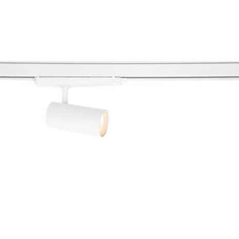 Dimbaar LED Railspot 3-Fase Mini - Mat Wit - 8W 600Lm - 3CCT 925-927-927 - 2500-3000K | 45D - TRIAC DIM - Multi Color Switch