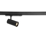 Tronix Dimbaar LED Railspot 3-Fase Mini - Mat Zwart - 8W 600Lm - 3CCT 925-927-927 - 2500-3000K | 45D - TRIAC DIM - Multi Color Switch