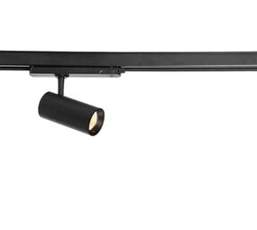 Tronix Dimbaar LED Railspot 3-Fase Mini - Mat Zwart - 8W 600Lm - 3CCT 925-930 - 2500-3000K | 45D - TRIAC DIM - Multi Color Switch