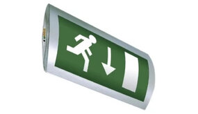 VanLien Noodverlichting: Vluchtwegsignalering  voor de installateur Optilux - OLN-1/ZT/LED / Decentraal 1 watt continu wandopbouw led armatuur, inclusief automatis, Noodverlichtingsarmatuur,