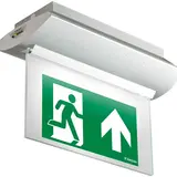 VanLien Noodverlichting: Vluchtwegsignalering  voor de installateur Optilux Noodverlichtingsarmatuur vluchtwegindicatie plafondopbouw wit IP40 - 7TCA091160R0007