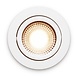Dimbare LED Inbouwspot IP54 - Pro Slim Line - Wit 82MM - 5W 450LM - 2700K 927 Warm Wit | TRIAC DIM - Zaagmaat 75MM | 23MM Hoog
