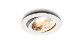 Dimbare LED Inbouwspot IP54 - Pro Slim Line - Wit 82MM - 5W 450LM - 2700K 927 Warm Wit | TRIAC DIM - Zaagmaat 75MM | 23MM Hoog