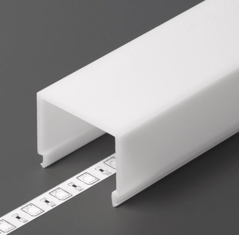 LCB LED Europe  LED Afdekkap Opaal - E9 Click Systeem - 3 Meter | Gelijkmatige Lichtverdeling