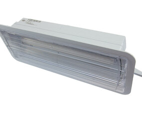 Macbright LED Noodverlichting inbouw armatuur IP20 - TIC Anti Paniek - 4W 320Lm 5000K | IK08 - Auto test - 390x130mm - Zonder Pictogram  - NiCd 4.8V/1800mAh