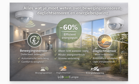 Alles wat je moet weten over bewegingssensoren, daglichtsensoren en energiebesparing