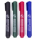 Benson MARKEERSTIFT - Permanent - 4 × kleur-blauw - rood - groen- zwart