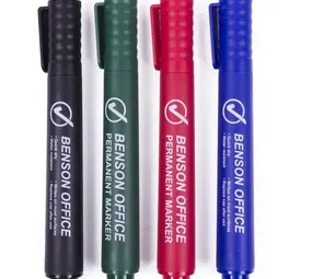 Benson MARKEERSTIFT - Permanent - 4 × kleur-blauw - rood - groen- zwart