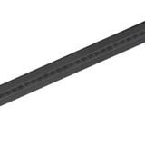 Intra Lighting voor de zakelijke markt: Exclusieve verlichting voor de architect Dimbaar LED Bandraster armatuur UGR19 - Zwart - 1200x150MM  - 34W 4000Lm - HCL Tunable White 927-965  2700-6500K - Matt Alu reflector | DALI-2 DT8 - 2 Meter - Wieland GST18i5