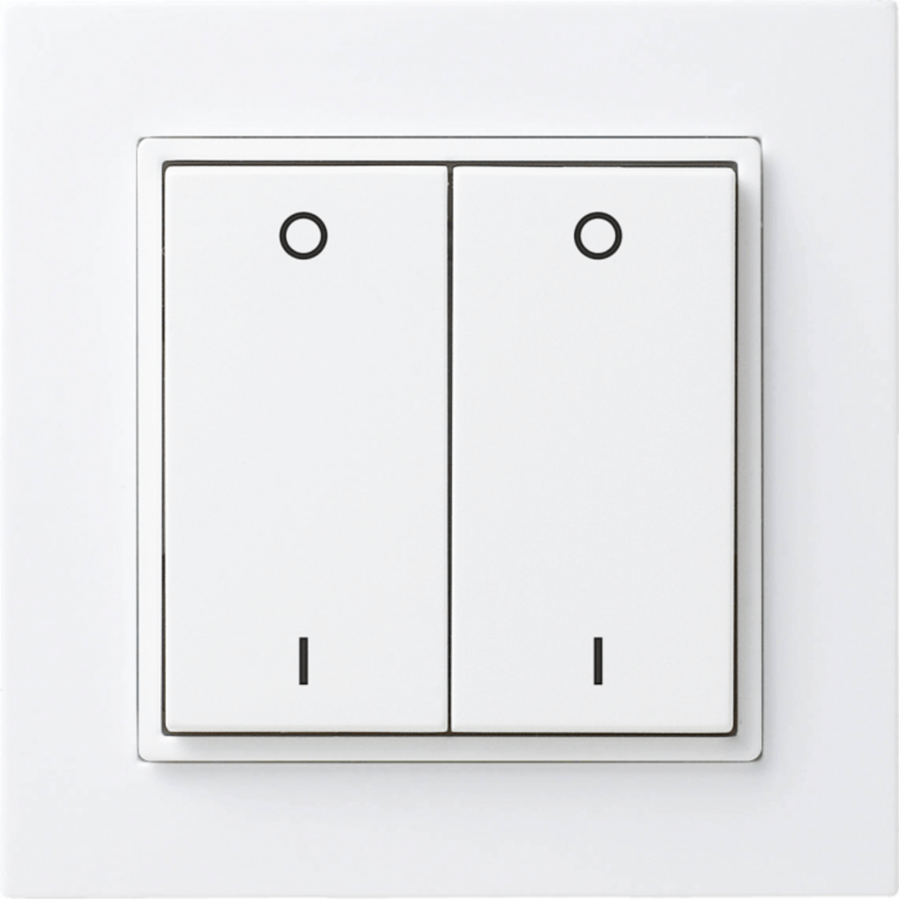 Helvar Helvar Kinetisch Draadloos Bedieningspaneel Dubbel ActiveAhead – 185WAA Wit - Bluetooth (2.4 GHz)