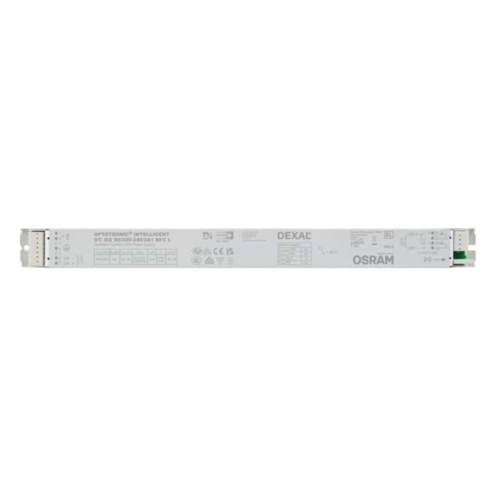 DALI2 D4i DEXAL Driver - OTI DX 80/220-240/2A1  | NFC L instelbaar 600- 2100mA - 100.000u