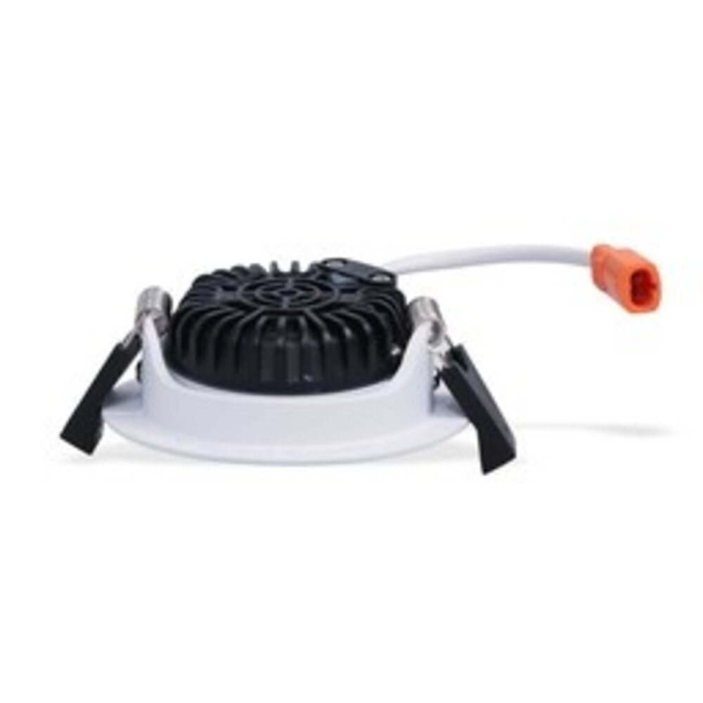 LCB LED Europe  Set van 10 LED Inbouwspots IP65 Wit 82mm 5W 2700K Triac Dimbaar