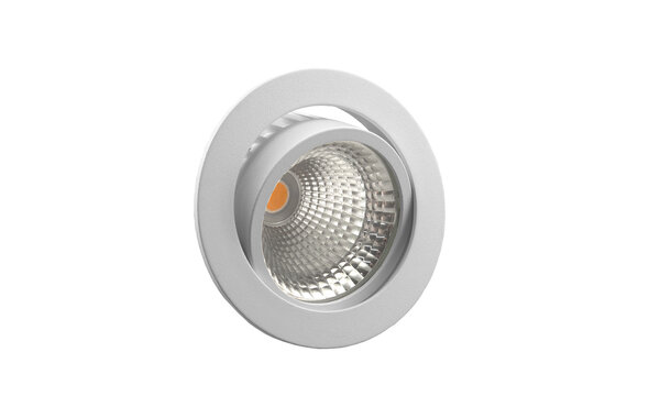 Macbright LED Downlight Kantelbaar -  165MM SUN-3 - 9.2W  1100Lm - 3000K 830 Warm Wit  |  36D - Zaagmaat 150MM + Eurostekker