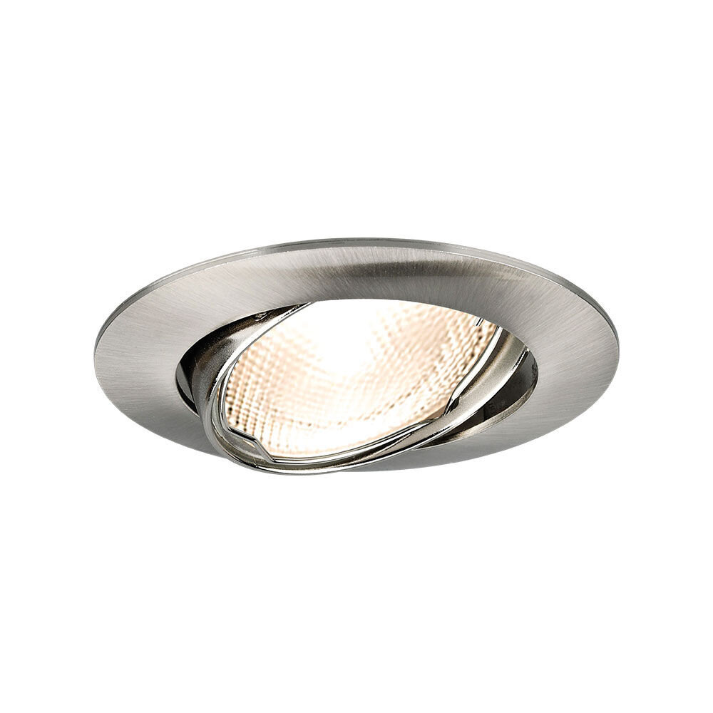 Braytron LED inbouwspot nikkel kantelbaar - Zaagmaat 75mm - Buitenmaat 84mm - excl. lichtbron Braytron LED inbouwspot nikkel kantelbaar - Zaagmaat 75mm - Buitenmaat 84mm - excl. lichtbron