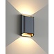 Artdelight LED wandlamp IP65 - Up Down light - DIAZ S Zwart/Goud - 6W 690Lm - 2700K 927 Warm Wit | 5 jaar garantie Artdelight LED wandlamp IP65 - Up Down light - DIAZ S Zwart/Goud - 6W 690Lm - 2700K 927 Warm Wit | 5 jaar garantie