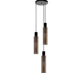 Lucide LED Hanglamp - ORLANDO - 32 cm - 3xE27 - Fumé Lucide LED Hanglamp - ORLANDO - 32 cm - 3xE27 - Fumé