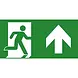 VanLien Noodverlichting: Vluchtwegsignalering  voor de installateur optilux pictogramfolie noodverlichting inlegvel/-plaat rechtdoor/naar boven - 7TCA091350R0480