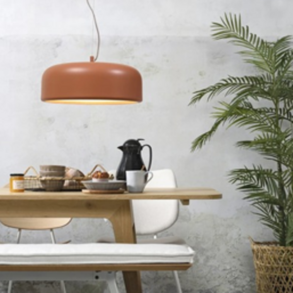 LCB LED Hanglamp MARSEILLE Terracotta – Ø48,5CM – E27 Fitting – Dimbaar – Aluminium Design Hanglamp LCB LED Hanglamp MARSEILLE Terracotta – Ø48,5CM – E27 Fitting – Dimbaar – Aluminium Design Hanglamp
