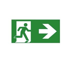 VanLien Noodverlichting: Vluchtwegsignalering voor de installateur LED Nood armatuur toebehoren - OPTILUX pictogramfolie - Pijl Rechts | 7TCA091350R0482 -12232652 - P52 VanLien Noodverlichting: Vluchtwegsignalering voor de installateur LED Nood armatuur toebehoren - OPTILUX pictogramfolie - Pijl Rechts | 7TCA091350R0482 -12232652 - P52