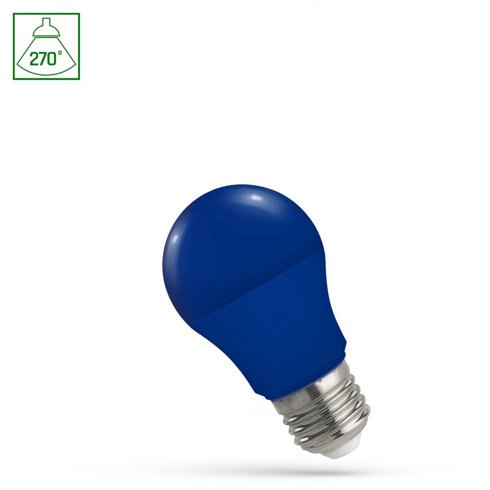 Spectrum voor de installateur LED lamp E27 - A50 - 4,9W vervangt 50W - Blauw licht Spectrum voor de installateur LED lamp E27 - A50 - 4,9W vervangt 50W - Blauw licht