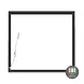 LCB LED Europe  LED Frame Paneel PRO - Mat Zwart - 60x60CM - 36W 3600Lm - 3CCT 3000K/4000K/6000K - 120° - UGR22 - Opaal