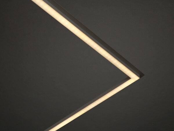 LCB LED Europe  LED Frame Paneel PRO - Mat Zwart - 60x60CM - 36W 3600Lm - 3CCT 3000K/4000K/6000K - 120° - UGR22 - Opaal