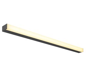 SLV: Innovatieve lichtoplossingen voor de zakelijke klant LED Wand- en Plafondarmatuur Zwart – SLV SIGHT 115 - 114CM – 38W – 3100Lm – 3000K 830 Warm Wit  | 120D – 3 Jaar Garantie
