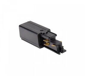 Spectrum voor de installateur 3-Fase DALI Spanningsrail Toebehoren | Beginvoeding Links - Zwart - Universeel met Trekontlasting Spectrum voor de installateur 3-Fase DALI Spanningsrail Toebehoren | Beginvoeding Links - Zwart - Universeel met Trekontlasting