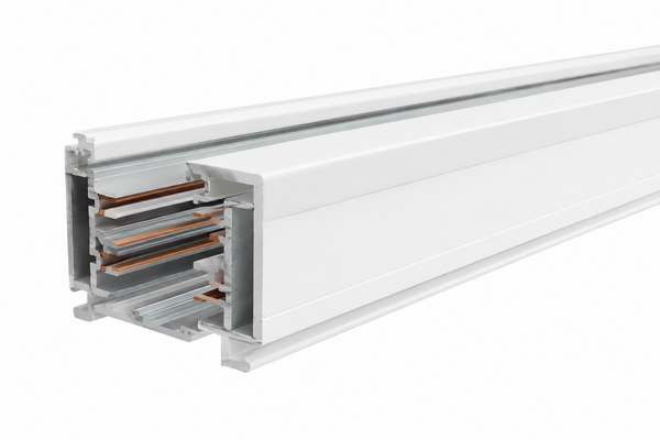 LCB LED Europe DALI 3-Fase Rail Wit 300 cm voor Professionele Railverlichting LCB LED Europe DALI 3-Fase Rail Wit 300 cm voor Professionele Railverlichting