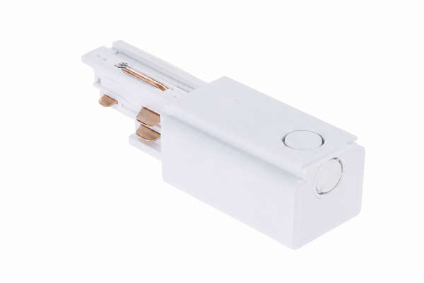 LCB LED Europe DALI 3-Fase Rail Power Connector Rechts Wit LCB LED Europe DALI 3-Fase Rail Power Connector Rechts Wit