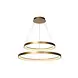 Lucide Dimbare LED Hanglamp Ringlamp 2- Lichts - VIDAL Mat Goud / Messing - 780MM - 92W - 2700K 827 Warm Wit | TRIAC Dimbaar Lucide Dimbare LED Hanglamp Ringlamp 2- Lichts - VIDAL Mat Goud / Messing - 780MM - 92W - 2700K 827 Warm Wit | TRIAC Dimbaar