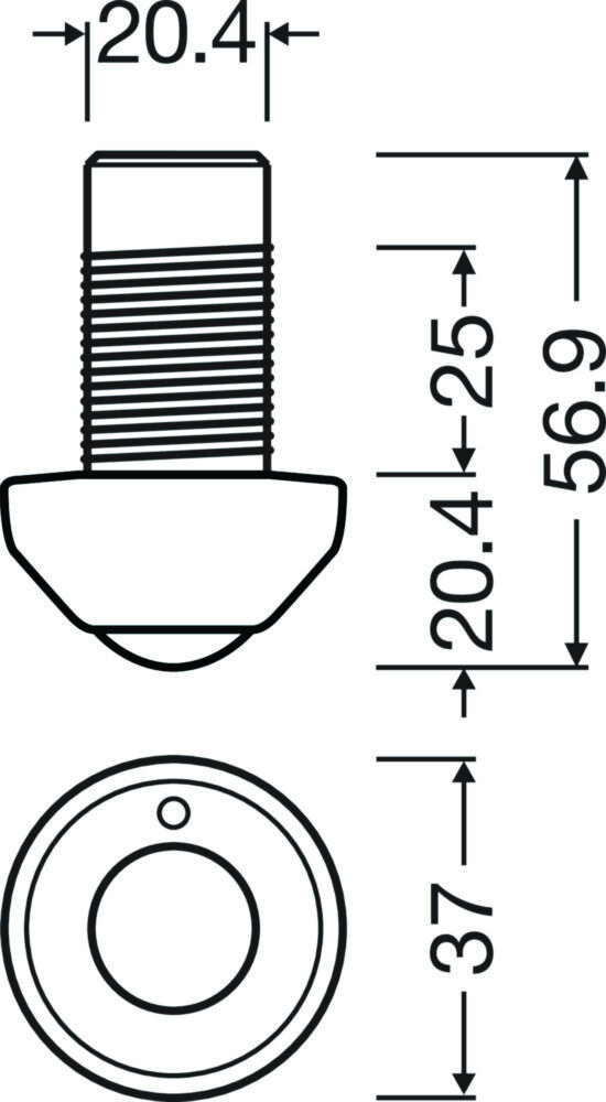 Inventronics - DALI D4i Slimme aansturing - Node Multisensor - B NLC D HB LI  IP65 |  20 Meter - High Bay – Sensor for HubSense®