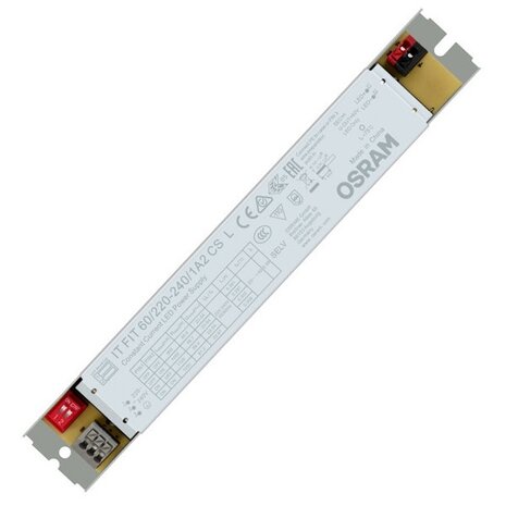 LED Driver 24.3W – 61.2W - 23–54V - IT FIT 60/220-240/1200 CS L  | Multi Lumen Switch  900-1200 mA - 100.000u