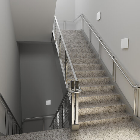 Ledvance Zakelijk: Professionele LED Verlichting & Armaturen LED Plafond Wandlamp IP54 - Vierkant Wit – 19-27W  2660-3780Lm – CCT 830 - 840 | IK08 - 500x500MM